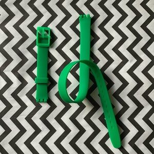 Green Watch Strap - Lady wrap model size - 12mm (Strap only)